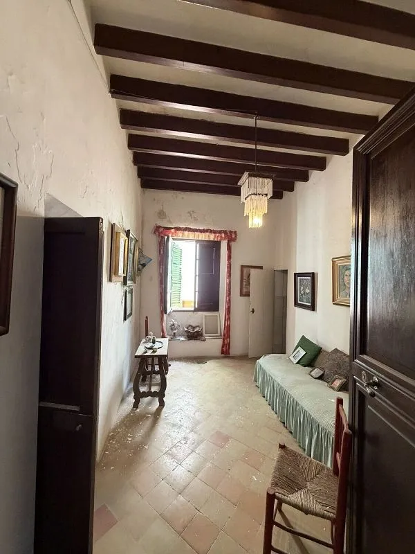 Living Room - Historic Chalet with Terrace in Sa Pobla