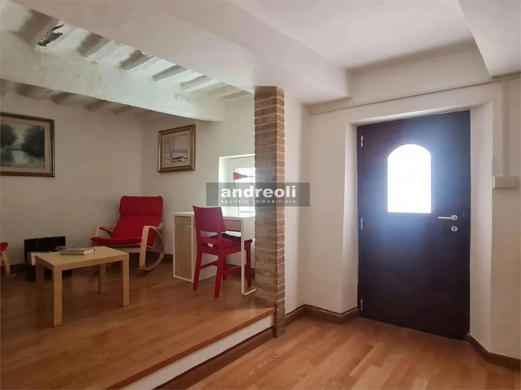 Séjour - Restored Stone Townhouse in Castelplanio