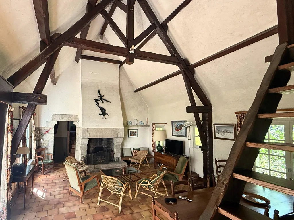 Séjour - Maison des Années 1970 avec Grand Terrain à Carnac
