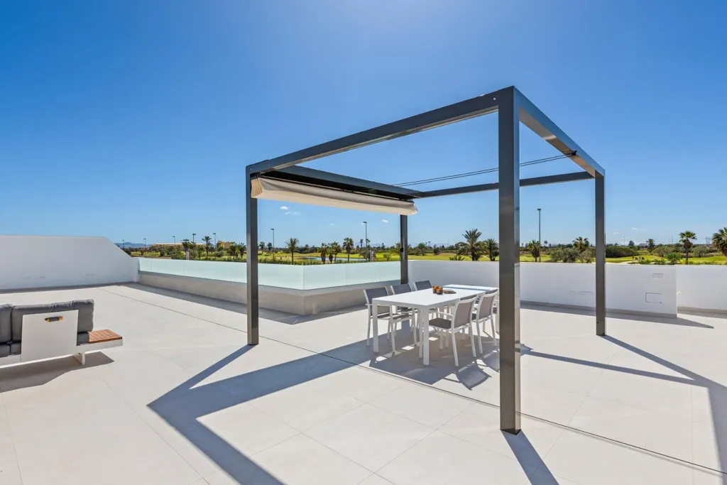 Terrass - Newly Built Villa with Pool in Los Alcázares