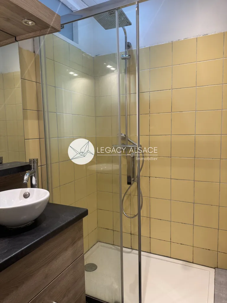 Salles de bain - Appartement avec terrasse et entrée privée à Neudorf