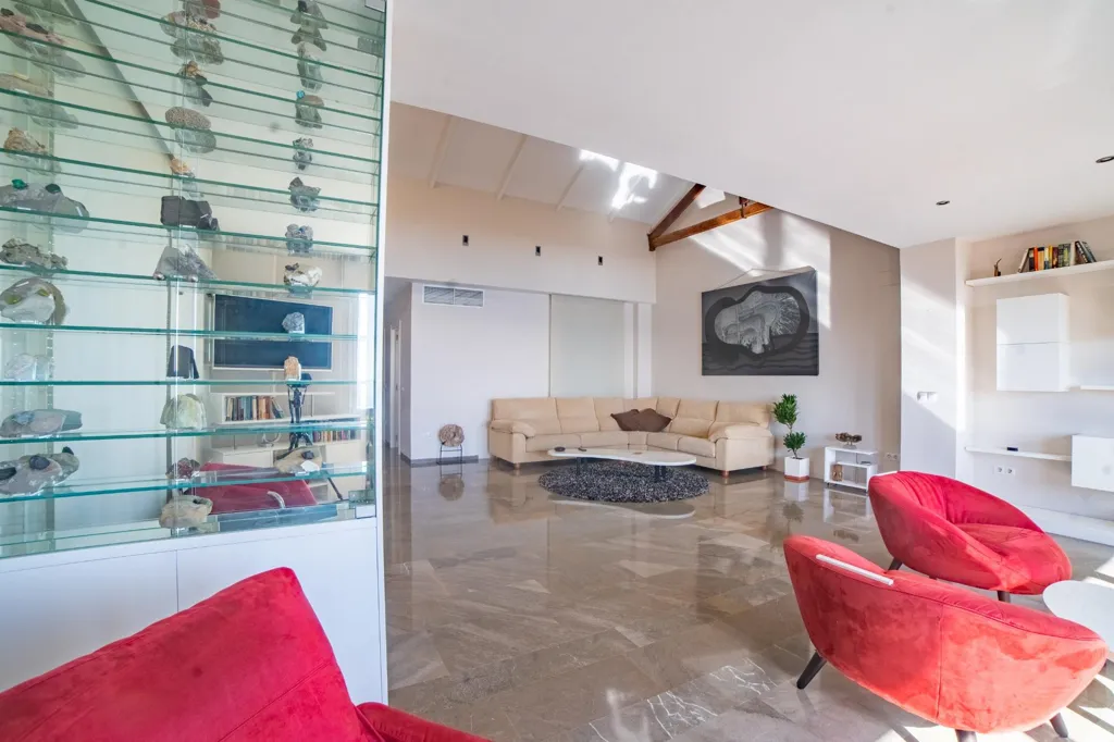 Séjour - Penthouse Duplex with Beach Views in Alicante