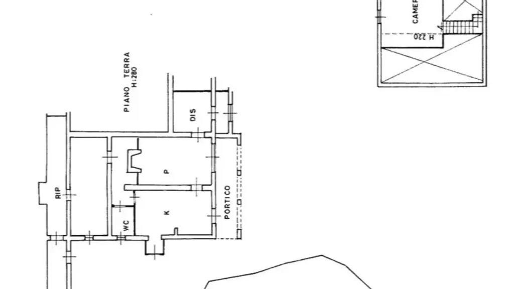 Floor Plan - Bifamiliar Villa with Garden in Formello