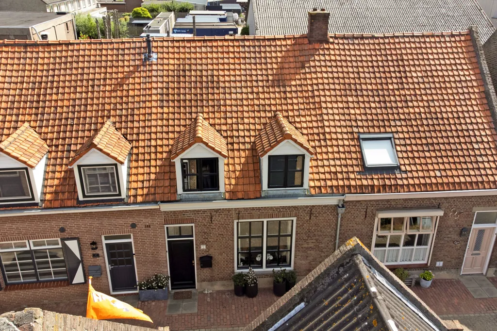 Vue aérienne - Character House with High Finish in Klundert