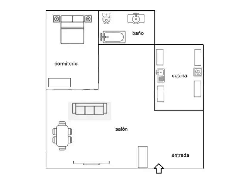 Plan - Apartment with Lift in Ocaña