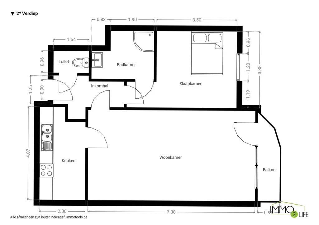Appartement 1 chambres à Gent