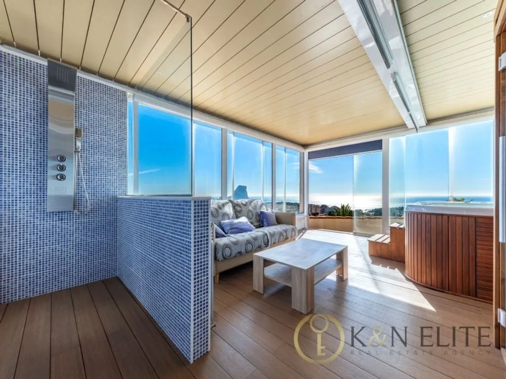Terrace - Luxury Villa with Sea Views in Calpe
