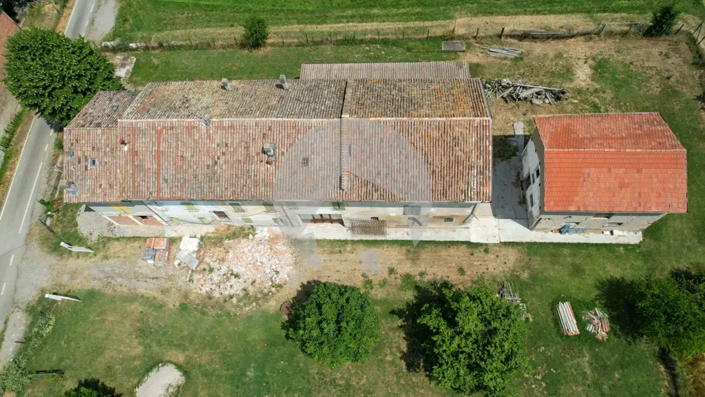 Vue aérienne - Rustic House with Garden near Arceto