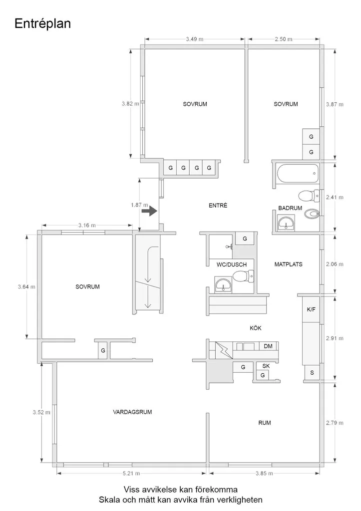 Planimetria - Charming Villa with Garden in Valla, Linköping