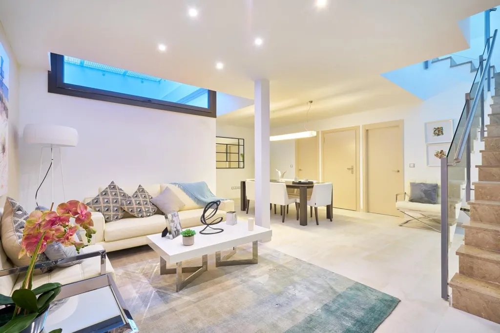 Séjour - Duplex House with Private Garden in Marbella