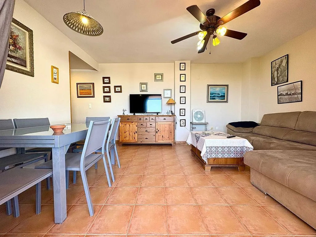 Soggiorno - Apartment with Terrace and Pool in Denia
