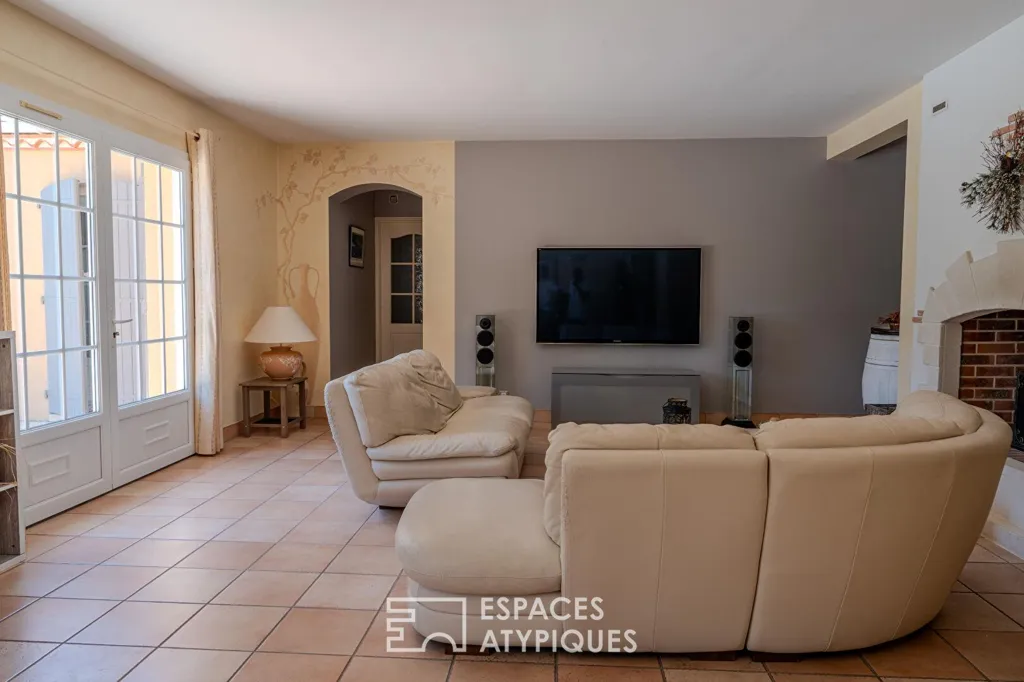 Séjour - Maison Contemporaine aux Portes des Coteaux du Madiran
