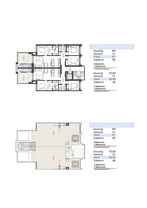 Planimetria - Newly Built Apartments with Pool in La Serena Golf