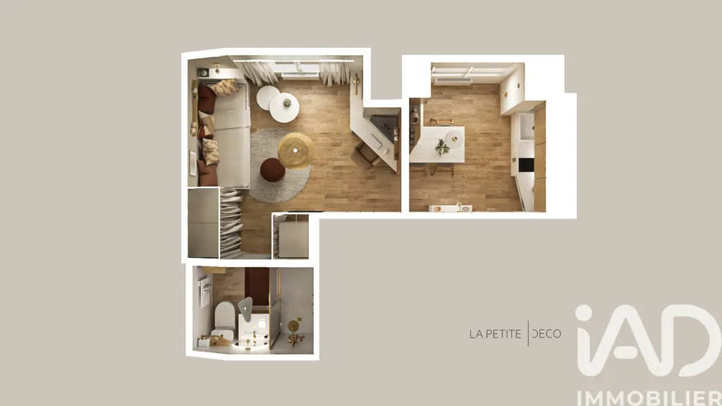 Floor Plan - Renovated Apartment in Chambéry Centre