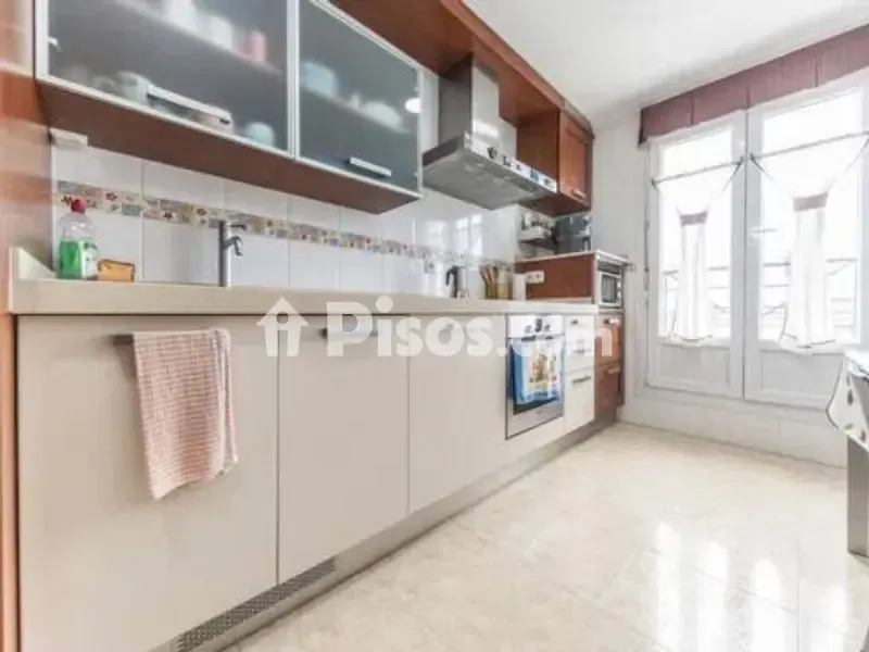 Kitchen - Apartment with Sea View in Candás