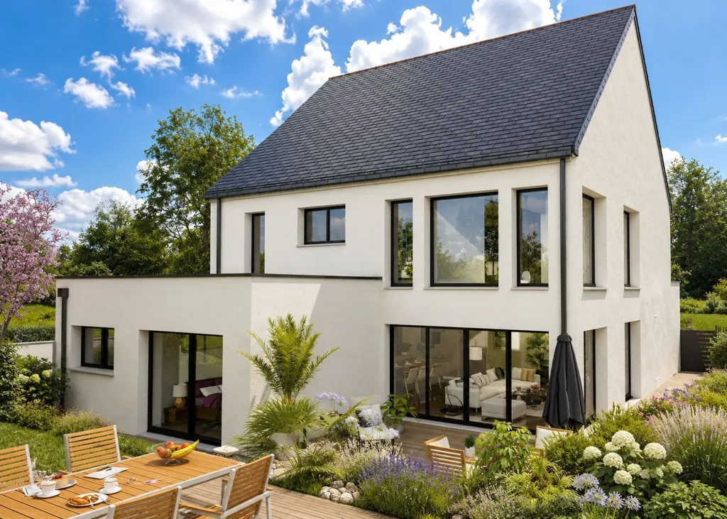 Esterno - New Build House with Double Garage in Brecé