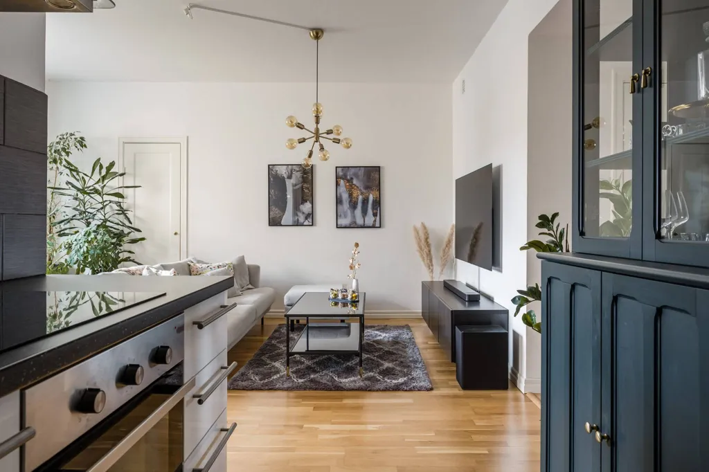 Kitchen - Renovated Apartment with Balcony in Örebro