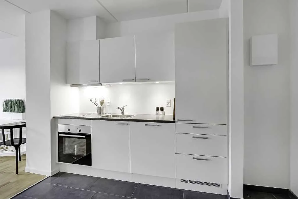 Cuisine - Apartment with Harbour View in Odense C