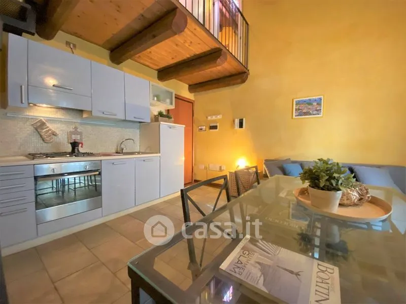 Köök - Studio with Balcony in Forlì's Historic Centre