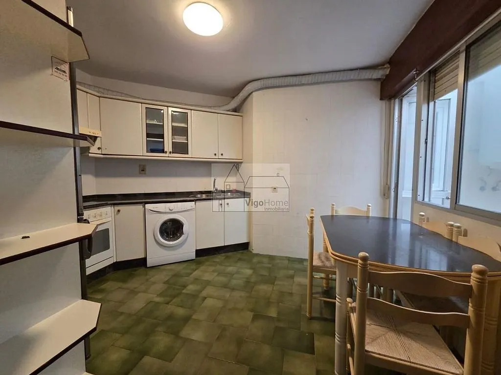 Köök - Apartment with Sea View in Moaña