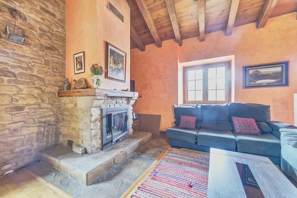 Séjour - Independent Stone House with Garden in Valdorba