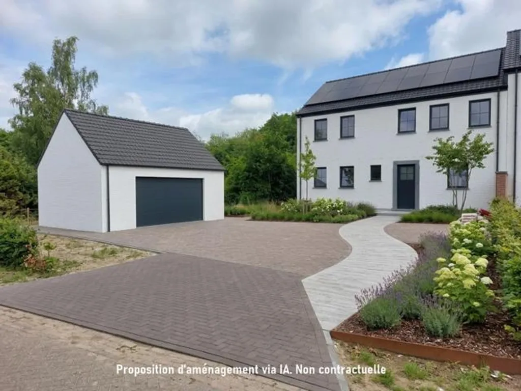 Exterior - New Low-Energy Villa with Terrace in Lasne