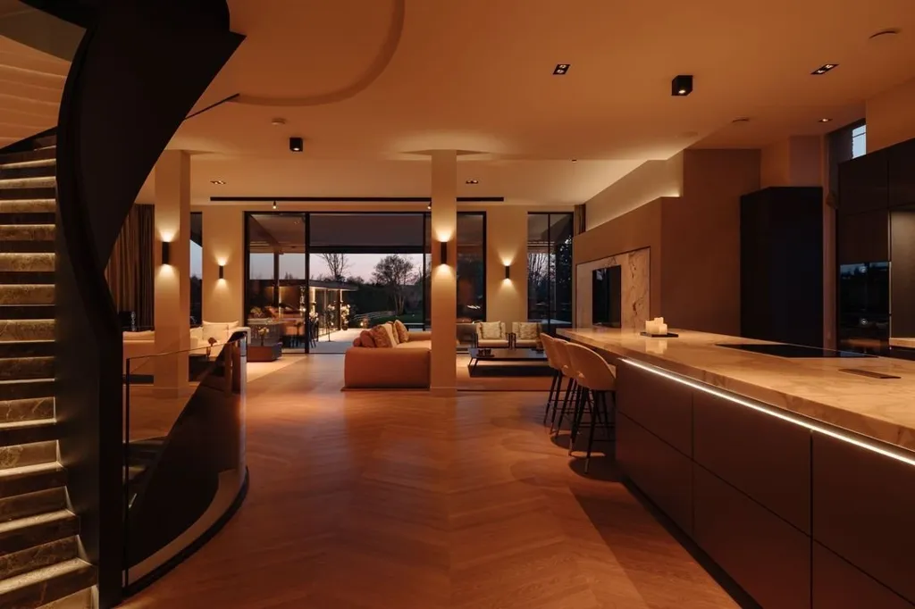 Kitchen - Villa with River View on Amsteldijk Noord