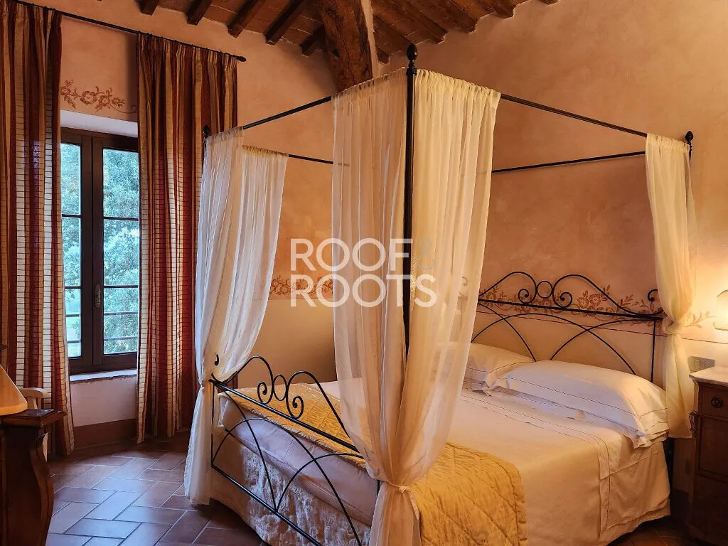 Chambres - Renovated Estate with Panoramic View in Chianti