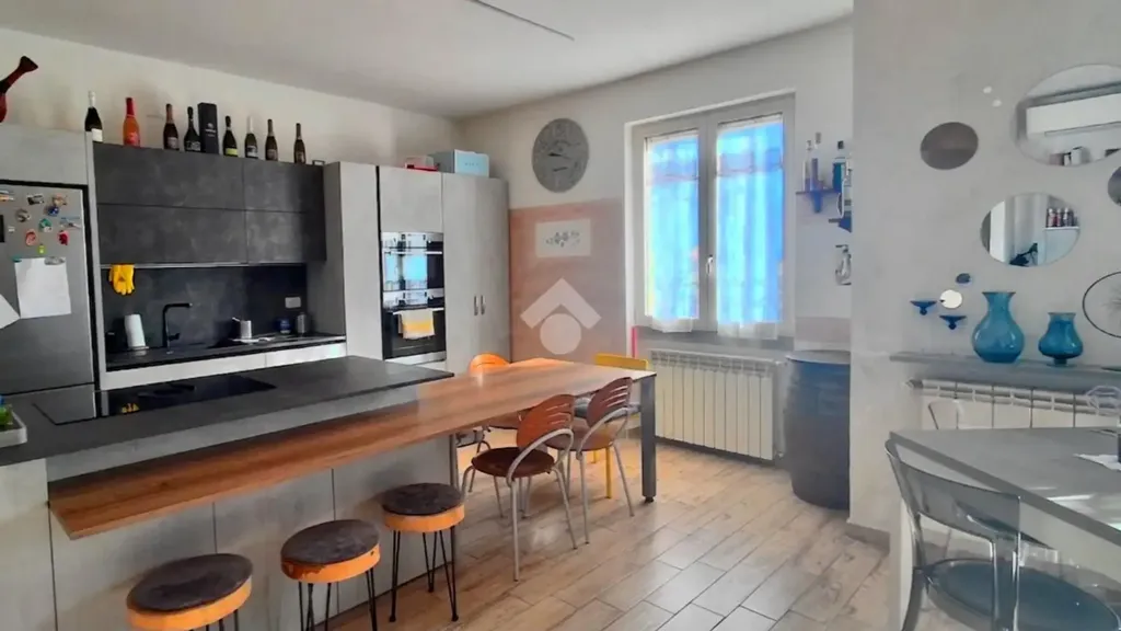 Cucina - Rustic Apartment with Lake View in Clusane, Iseo