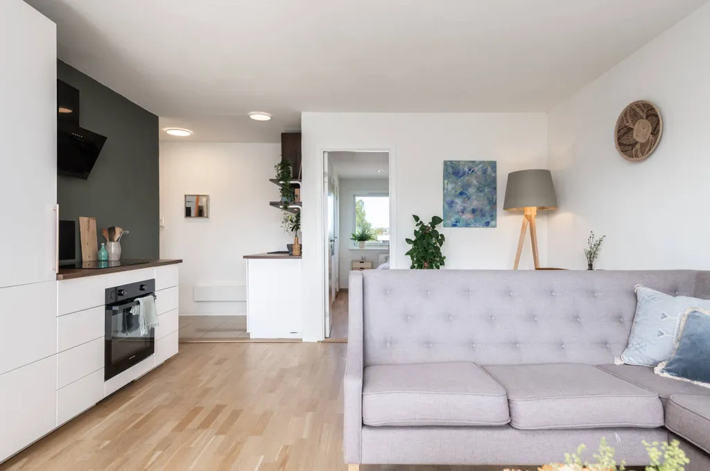 Elutuba - Modernised Apartment with South-West Balcony in Sarpsborg