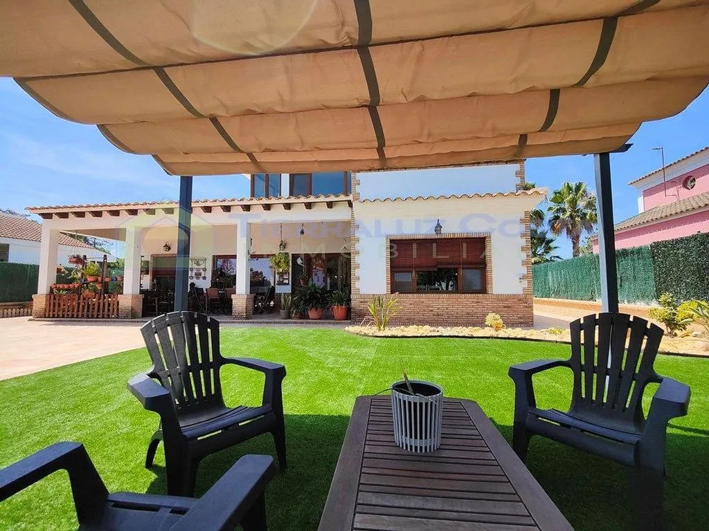 Terrasse - Chalet with Pool and Terraces in Lepe