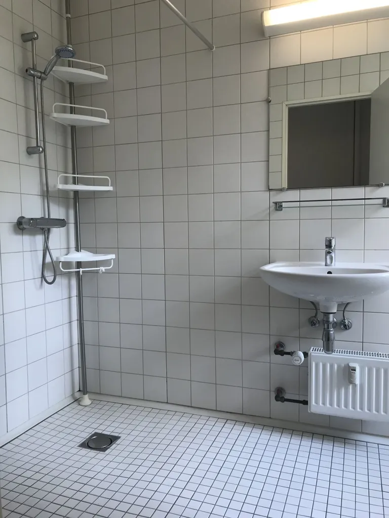 Vannitoad - Spacious 3-Bed Flat in Renovated Building, Slagelse