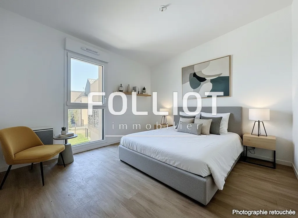 Chambres - Appartement 3 Pièces avec Balcon à Bretteville-sur-Odon