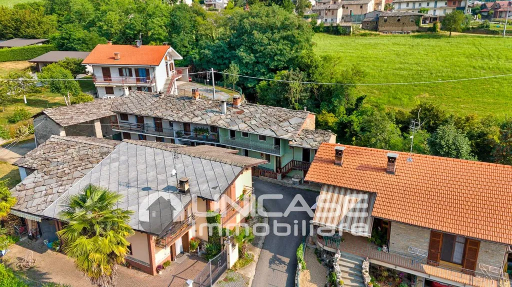 Vue aérienne - Casale with Garden and Fireplace in Bagnolo Piemonte