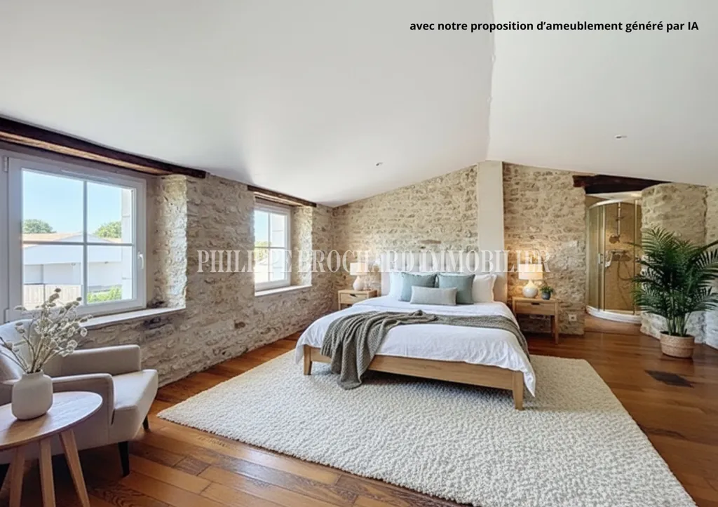 Camere da letto - Charming Stone House with Garden in Péault
