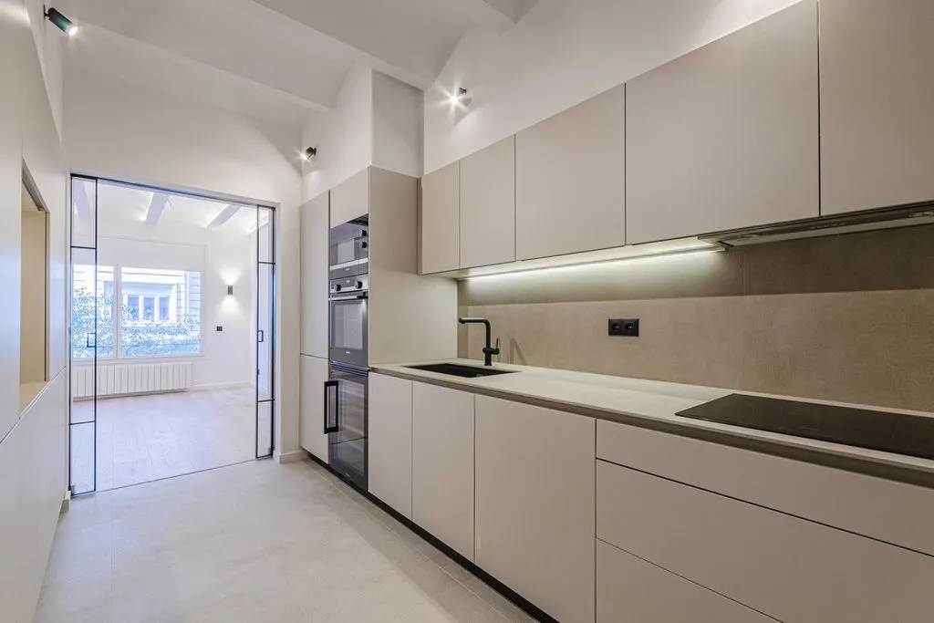 Köök - Luxury Flat with City View in Barcelona