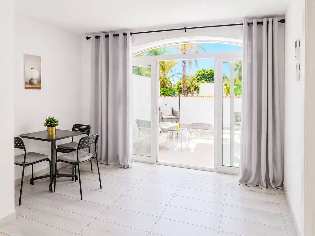 Living Room - Studio with Terrace and Pool in Playa de las Américas