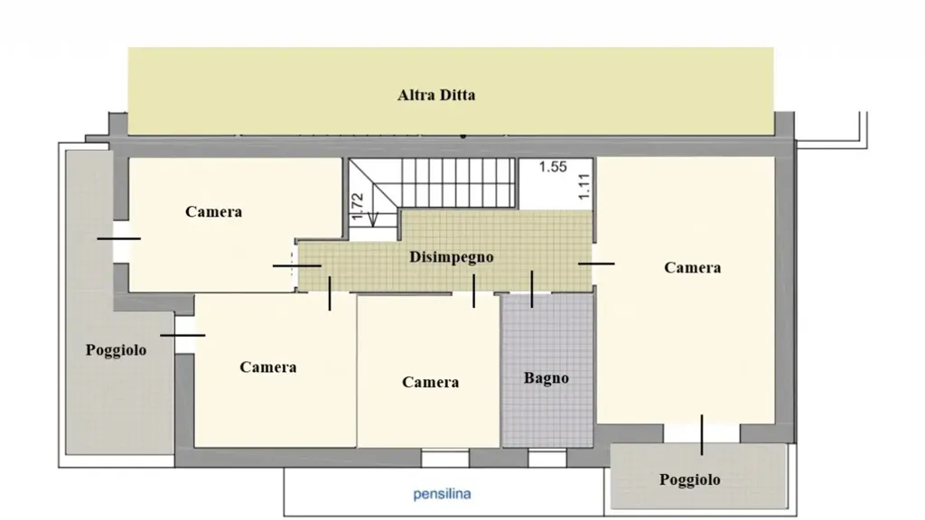 Plan - New Villa with Garden in Albignasego
