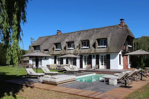 Exterior - Luxury Villa with Pool near Deauville