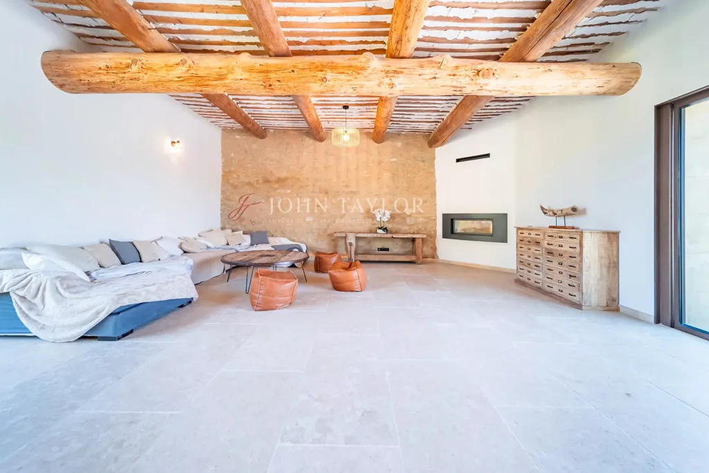 Séjour - Mas de Luxe avec Piscine à Oppède le Vieux