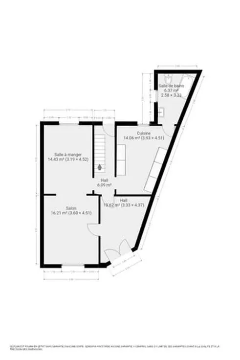 Plan - Maison à Rénover avec Jardin à Genappe