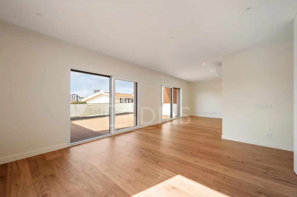 Séjour - New Penthouse Duplex with Terrace in Cascais