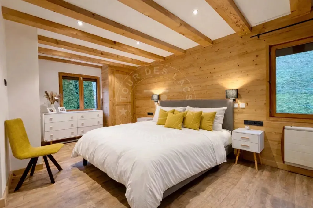 Chambres - Chalet Luxueux avec Vue Montagne à Thônes