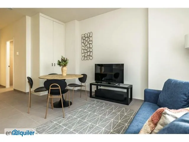 Living Room - Modernised One-Bedroom Apartment in Valencia