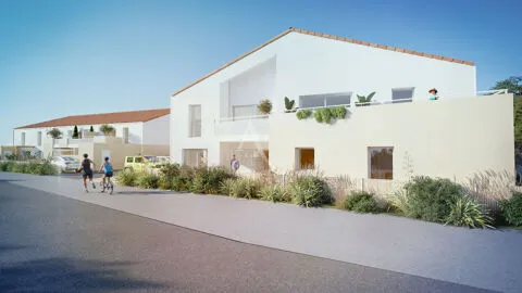 New 3-Bed Flat with Private Garden in Givrand