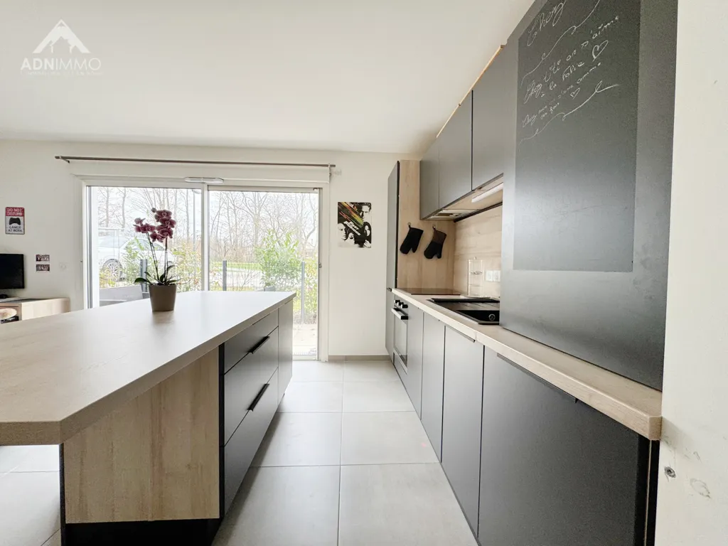 Cucina - Modern T2 Apartment with Terrace in Sergy