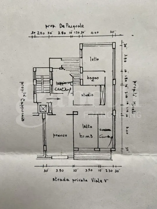 Plan - Apartment with Balcony in Reggio Calabria