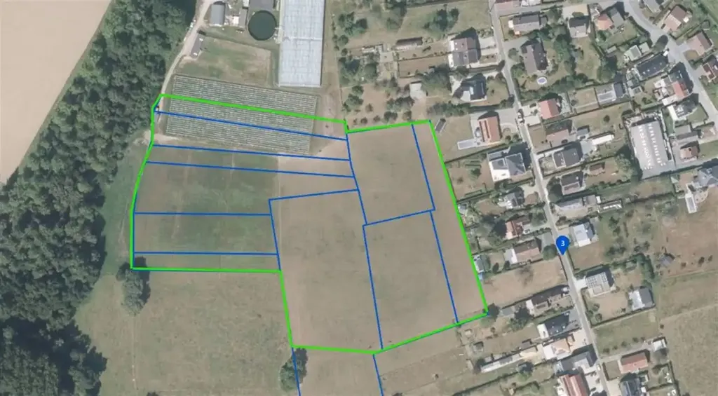 Plaan - 9 Agricultural Plots in Roosdaal