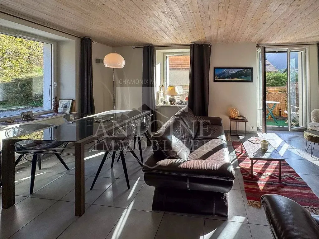 Séjour - Maison de Charme avec Vue Montagne à Les Houches