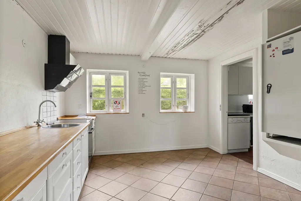 Cucina - Villa with Fireplace in Uldal, Vojens